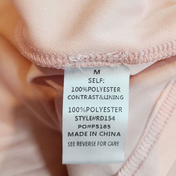 Roolee Maxi Dress M Dusty Pink Crocheted Lace Short Sleeve Wedding Bridesmaid - Picture 9 of 11